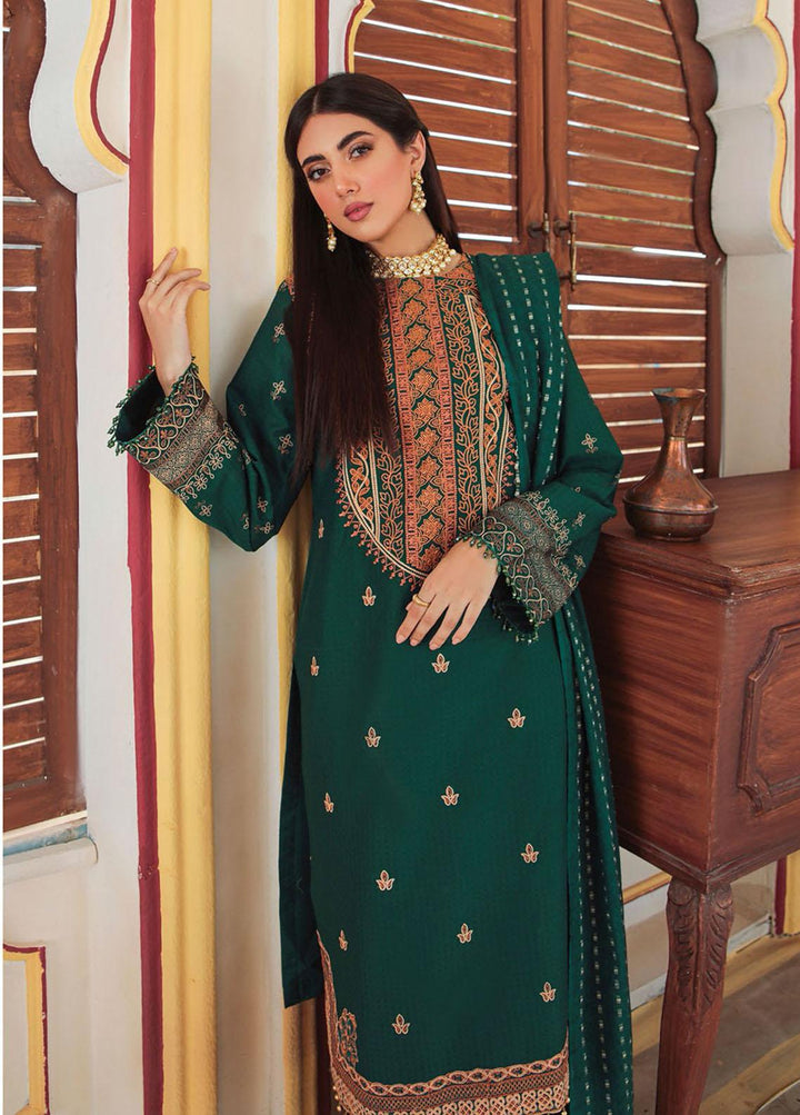 Nissa by RajBari Embroidered Jacquard Suits Unstitched 3 Piece RB22F 01 - Festive Collection