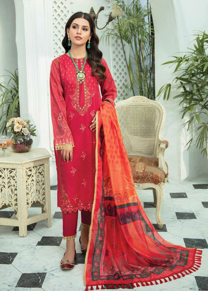 Nissa by RajBari Embroidered Jacquard Suits Unstitched 3 Piece RB22N 11 - Spring / Summer Collection