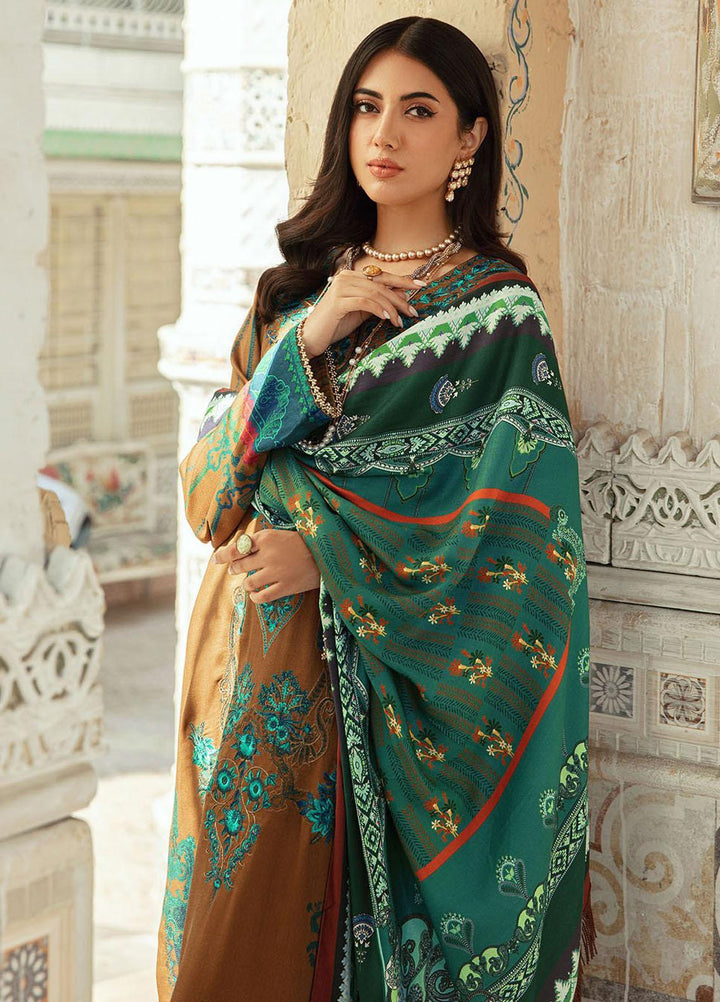 Nissa By RajBari Embroidered Corduroy Suits Unstitched 3 Piece RB23NW 3A - Winter Collection