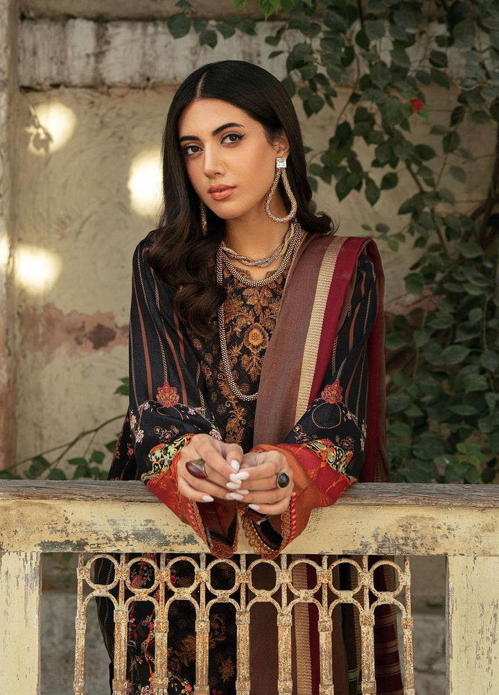 Nissa By RajBari Embroidered Corduroy Suits Unstitched 3 Piece RB23NW 5A - Winter Collection