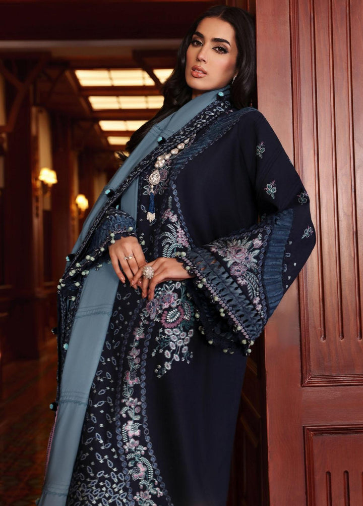 Noemei By Republic Womenswear Embroidered Khaddar Suits Unstitched 3 Piece RW23N D5-B - Luxury Winter Collection