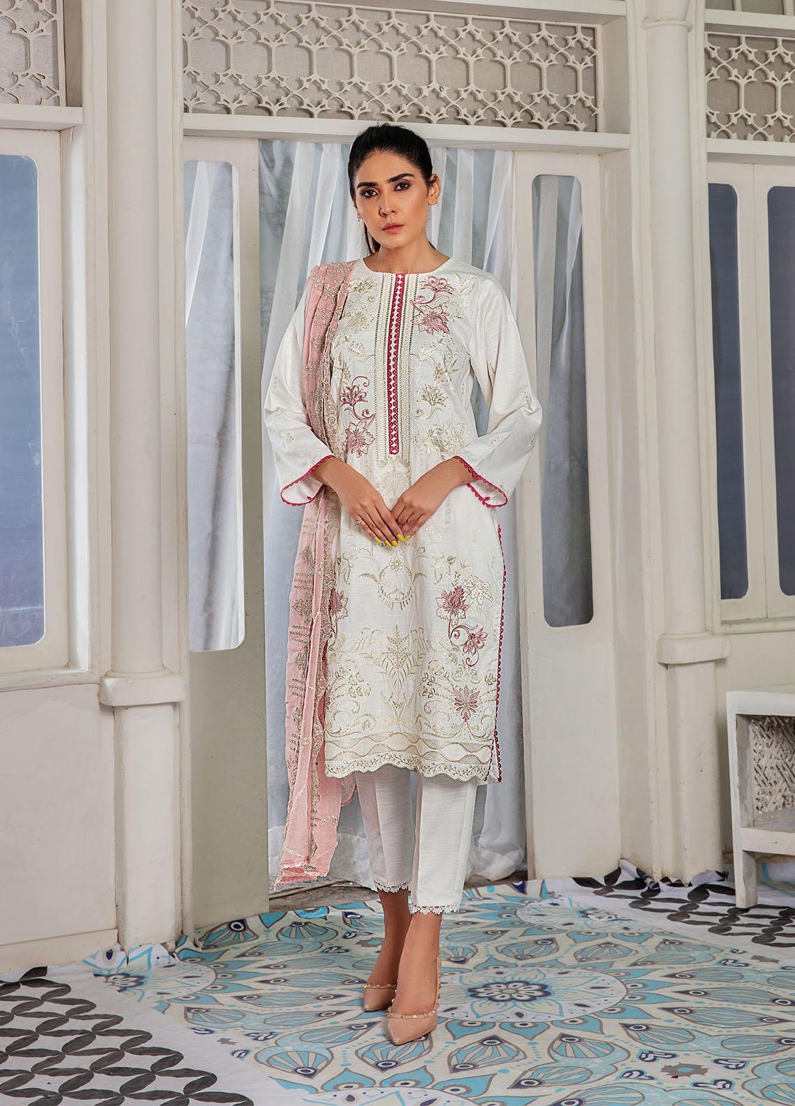 Noir By Humdum Embroidered Linen Suits Unstitched 3 Piece HD22N D-02 ...