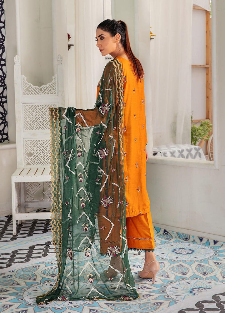 Noir By Humdum Embroidered Linen Suits Unstitched 3 Piece HD22N D-05 - Winter Collection