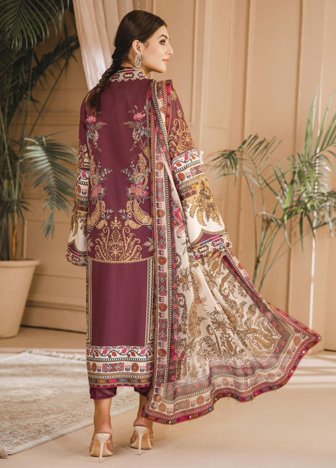 Noor Bano by Anaya Embroidered Cambric Suits Unstitched 3 Piece AKC21NB AEC21-09 AMAYA - Winter Collection