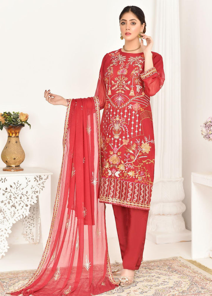 Agha Jaan Pret  Chiffon 3 Piece Suit AJ22NBP NB 06