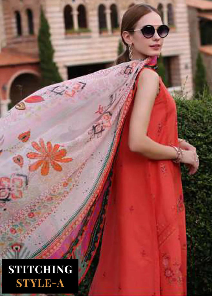 Noor by Saadia Asad Embroidered Lawn Suits Unstitched 3 Piece NSA24EL D3 - Luxury Collection