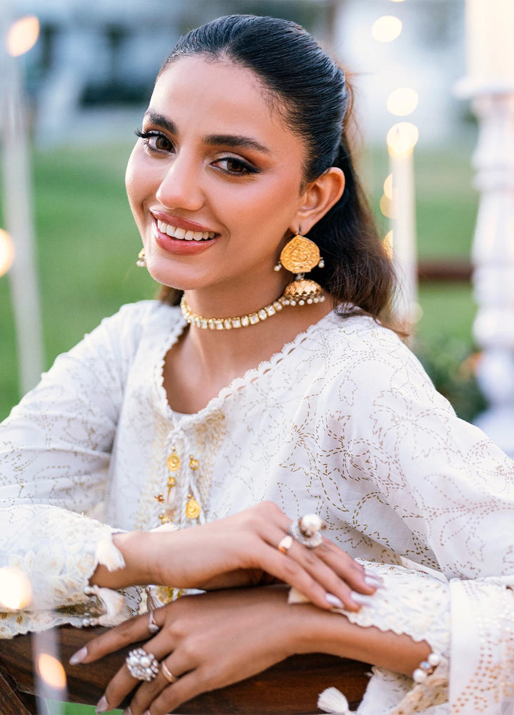 Noor-e-Khaas by Salitex Embroidered Lawn Suits Unstitched 3 Piece UNS25WW001UT - Summer Collection