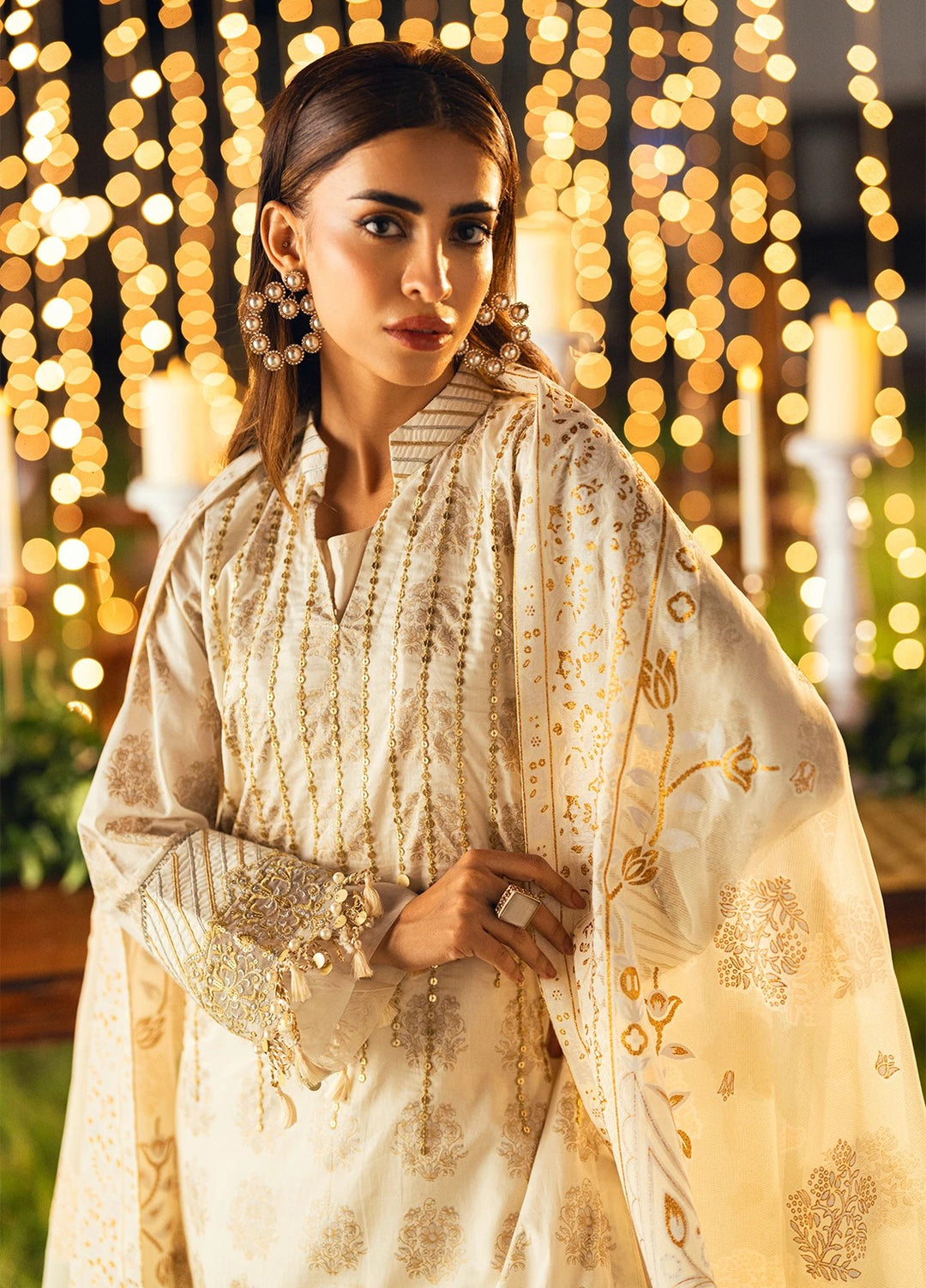 Noor-e-Khaas by Salitex Embroidered Lawn Suits Unstitched 3 Piece UNS25WW006UT - Summer Collection