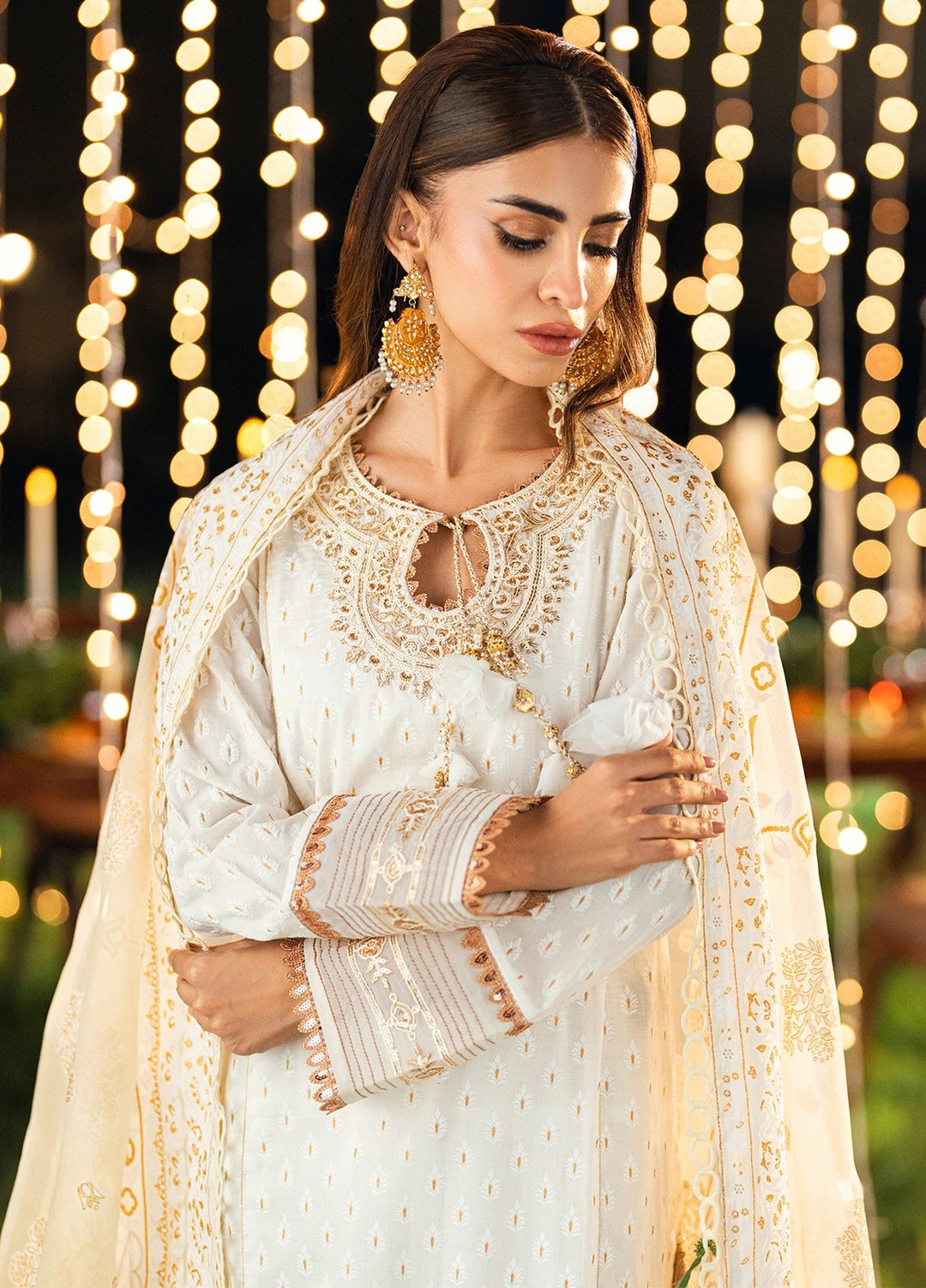 Noor-e-Khaas by Salitex Embroidered Lawn Suits Unstitched 3 Piece UNS25WW008UT - Summer Collection