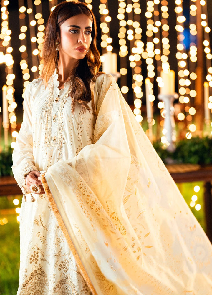 Noor-e-Khaas by Salitex Embroidered Lawn Suits Unstitched 3 Piece UNS25WW012UT - Summer Collection