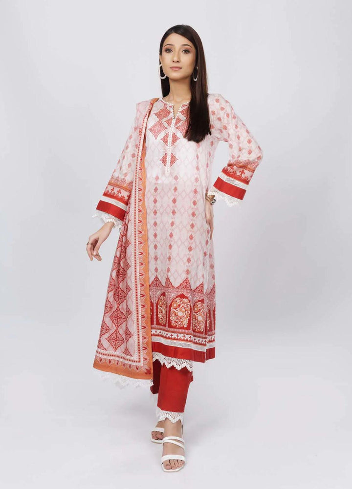 Sahar Printed Lawn Suits Unstitched 3 Piece SHR22NS-2 PERSIAN GIRIH (SL-SS-DP-013-A) - Summer Collection