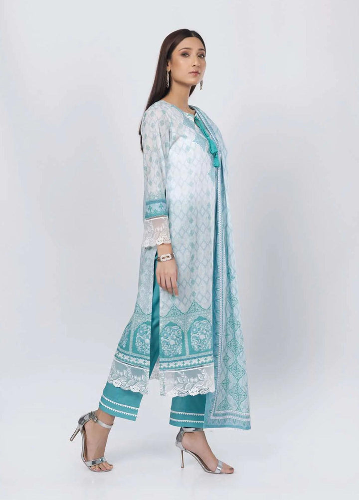 Sahar Printed Lawn Suits Unstitched 3 Piece SHR22NS-2 PERSIAN GIRIH (SL-SS-DP-013-B) - Summer Collection