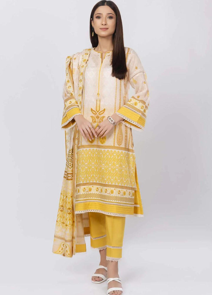 Sahar Printed Lawn Suits Unstitched 3 Piece SHR22NS-2 MOROCCAN CHARM (SL-SS-DP-014-B) - Summer Collection