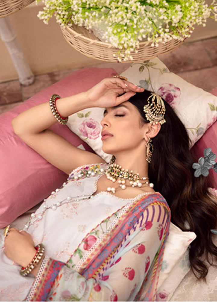 Noor by Saadia Asad Embroidered Lawn Suits Unstitched 3 Piece SA21-N2 07 - Summer Collection
