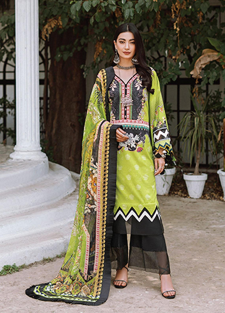 Noor Rani by Daud Abbas Printed Lawn Suits Unstitched 3 Piece DA22NR MINA - Summer Collection