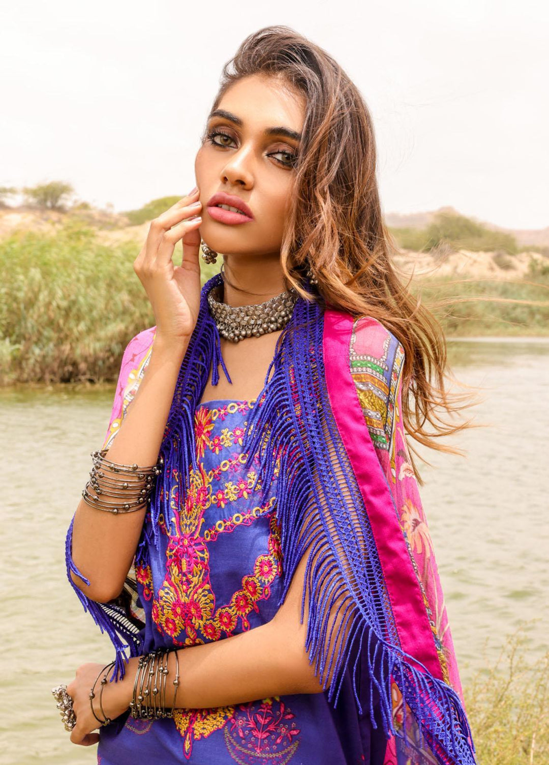 Noor Rani by Daud Abbas Printed Lawn Suits Unstitched 3 Piece DA22NR-2 D-1016 Arzoo - Summer Collection