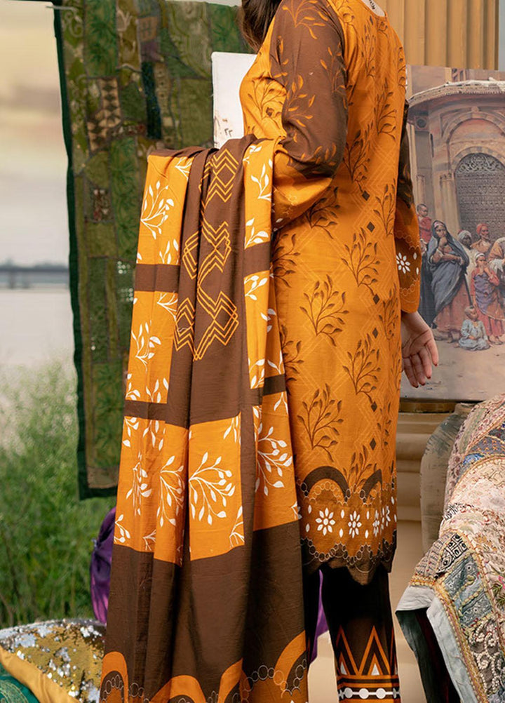 Noorma Kamal Printed Khaddar Suits Unstitched 3 Piece NK21WL Lily-06 - Winter Collection