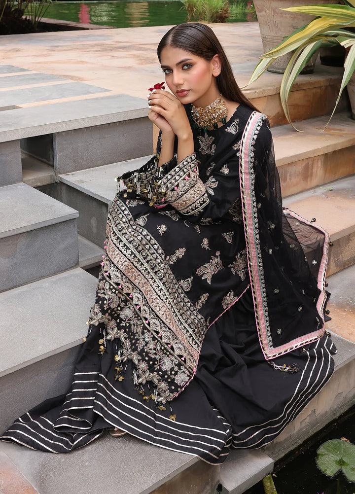 Nora By Salitex Embroidered Yarn Suit Unstitched 3 Piece SUNS24NO006UT - Formal Collection