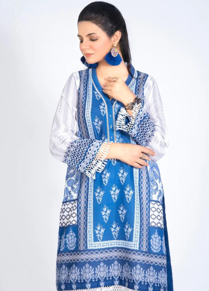 Norans Printed Lawn  Unstitched Kurti NRS23L NDPC-PR 11 - Summer Collection