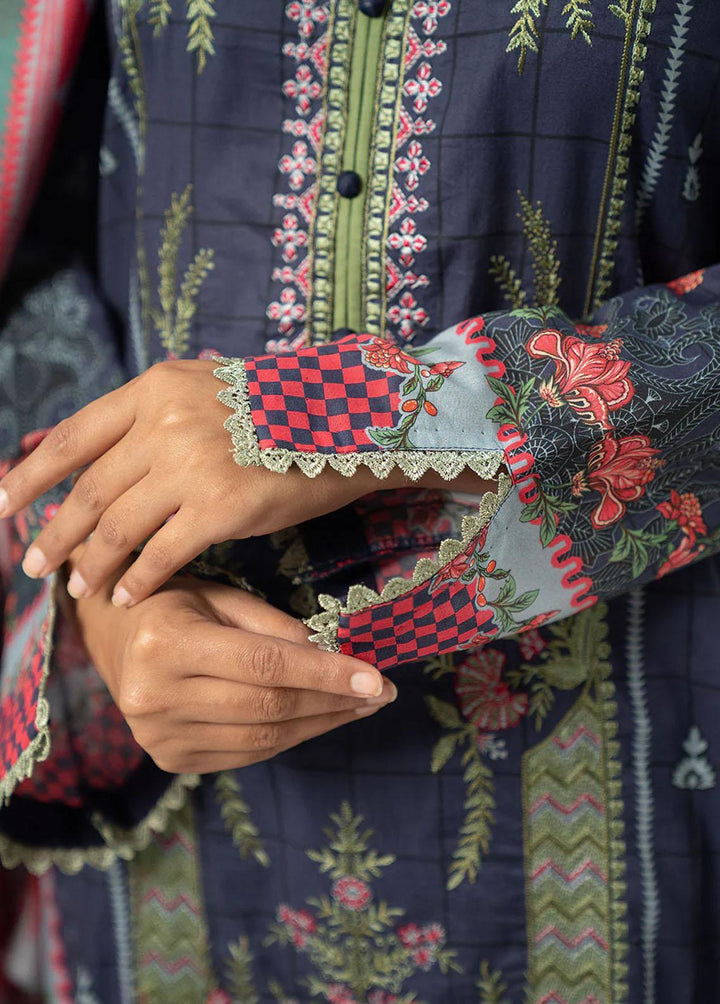 Nova By Safwa Embroidered Lawn Suits Unstitched 3 Piece SW23N NVC-03 - Summer Collection
