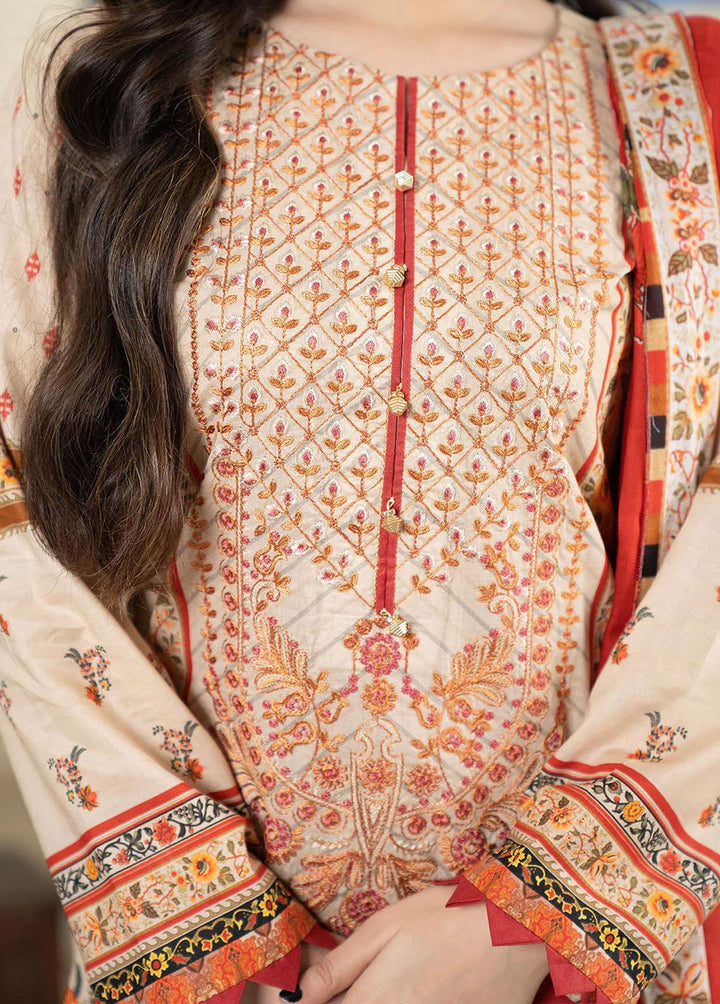 Nova By Safwa Embroidered Lawn Suits Unstitched 3 Piece SW23N NVC-06 - Summer Collection