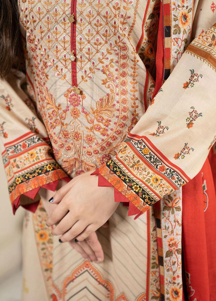 Nova By Safwa Embroidered Lawn Suits Unstitched 3 Piece SW23N NVC-06 - Summer Collection