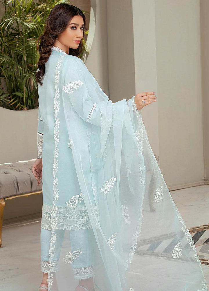Nurani By Elegance Embroidered Organza Suits Unstitched 3 Piece ELG21N ADAN - Festive Collection