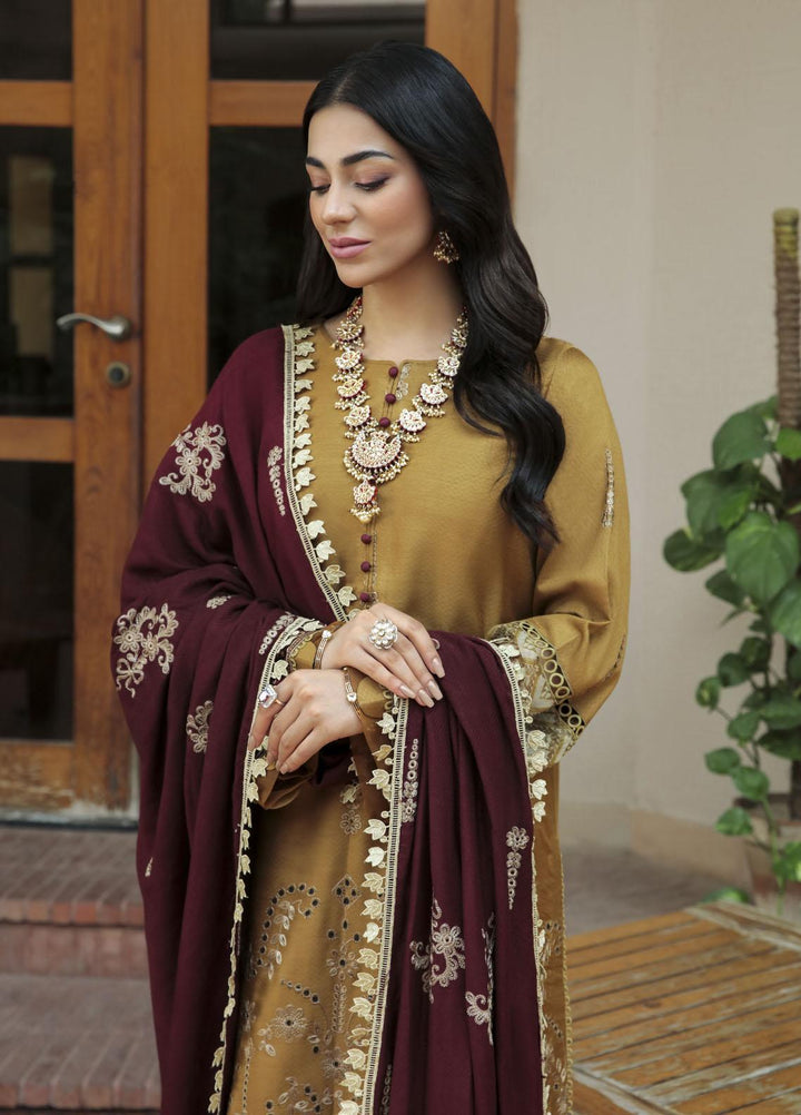 Nuray-e-Nazar by Parishay Embroidered Viscose Suits Unstitched 3 Piece PRS22WNN D-01 - Winter Collection