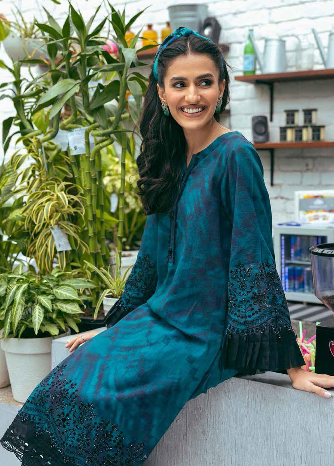 Ballerina By Nureh Embroidered Khaddar Suits Unstitched 2 Piece NU22BK NU2-69 - Winter Collection