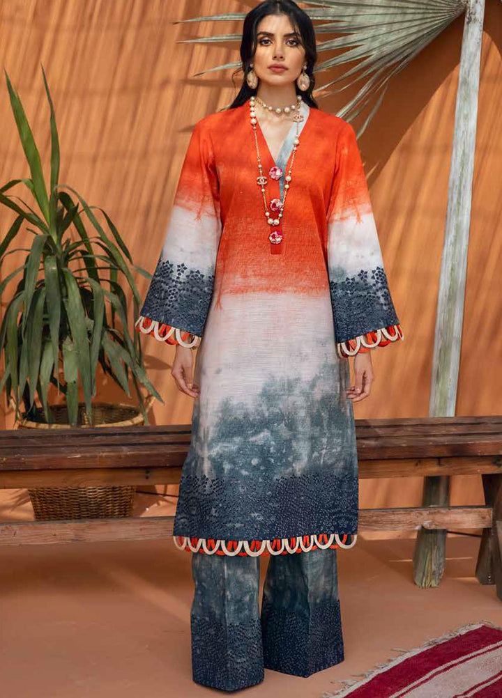 Nureh Embroidered Chikankari Khaddar Suits Unstitched 2 Piece NU21B-2 Carnival Boho NU2-14 - Winter Collection