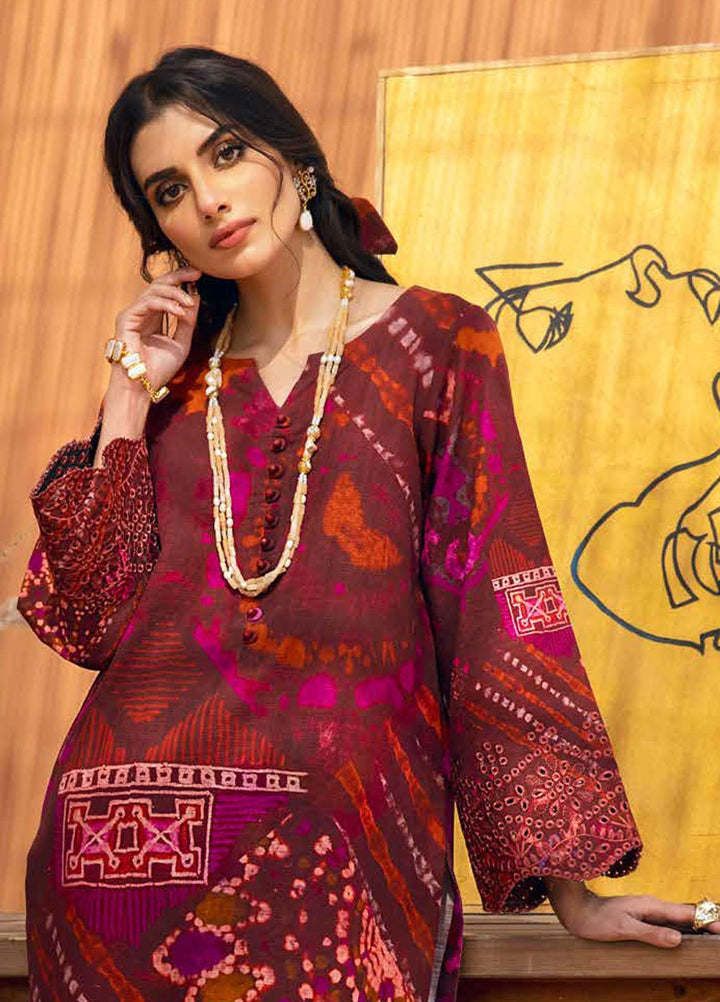 Nureh Embroidered Chikankari Khaddar Suits Unstitched 2 Piece NU21B-2 Chatter Box NU2-17 - Winter Collection