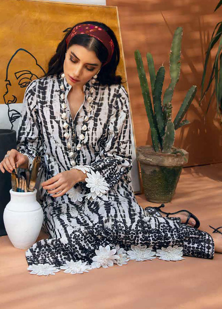 Nureh Embroidered Chikankari Khaddar Suits Unstitched 2 Piece NU21B-2 Girl Boss NU2-13 - Winter Collection