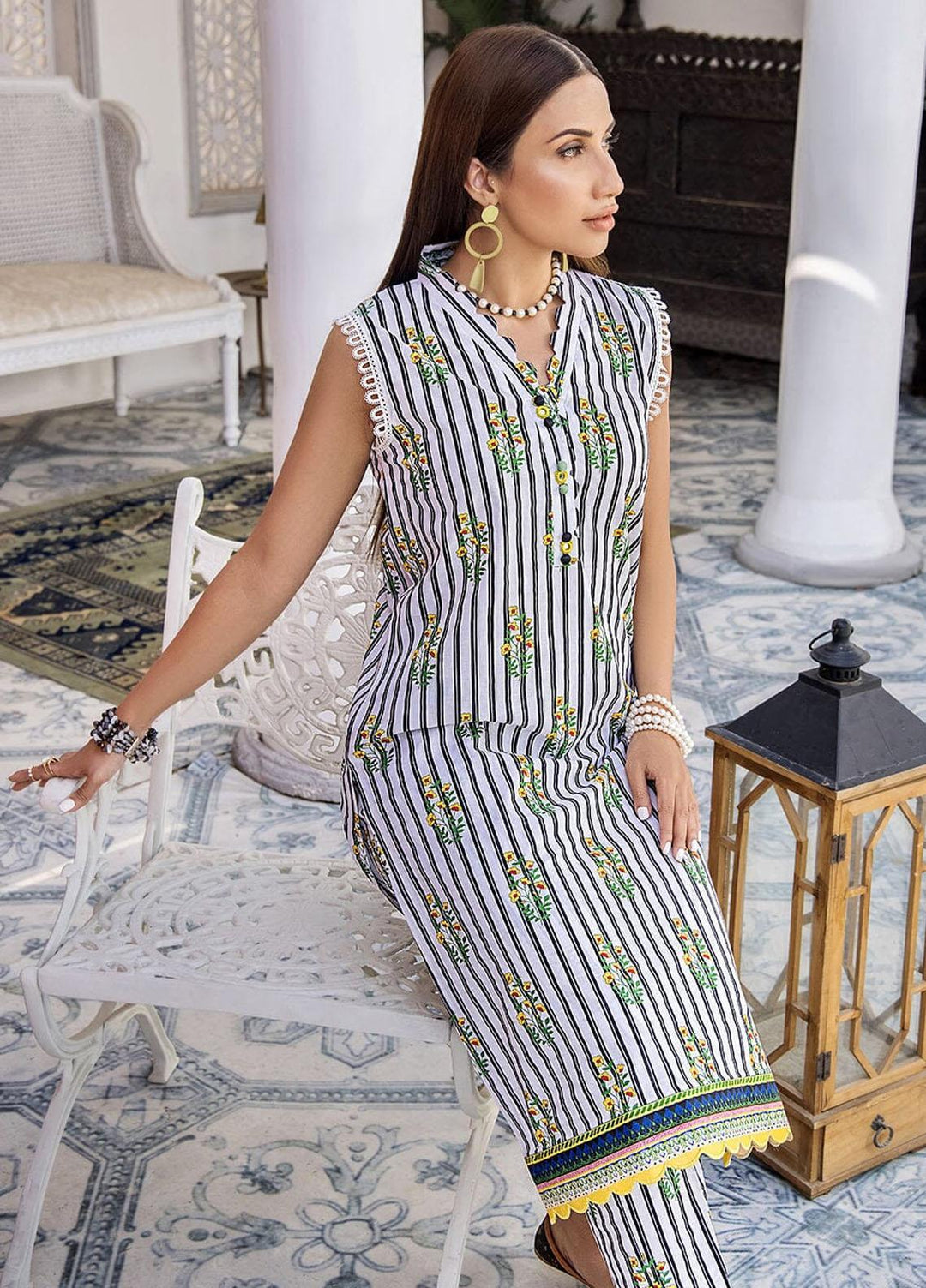 Nureh By Khas Printed Lawn Suits Unstitched 2 Piece KHS23N RKT-1701 - Summer Collection