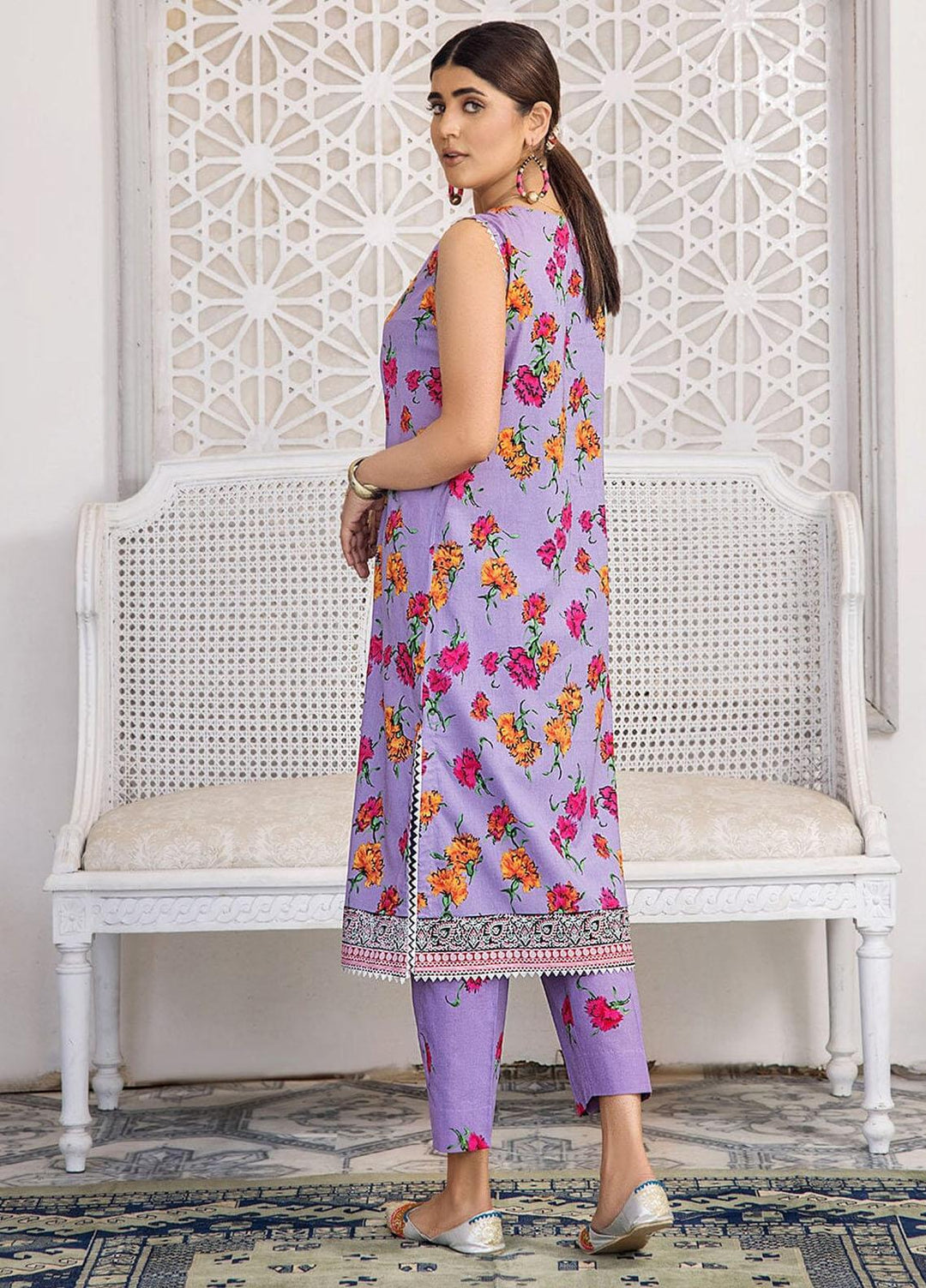 Nureh By Khas Printed Lawn Suits Unstitched 2 Piece KHS23N RKT-1706 - Summer Collection