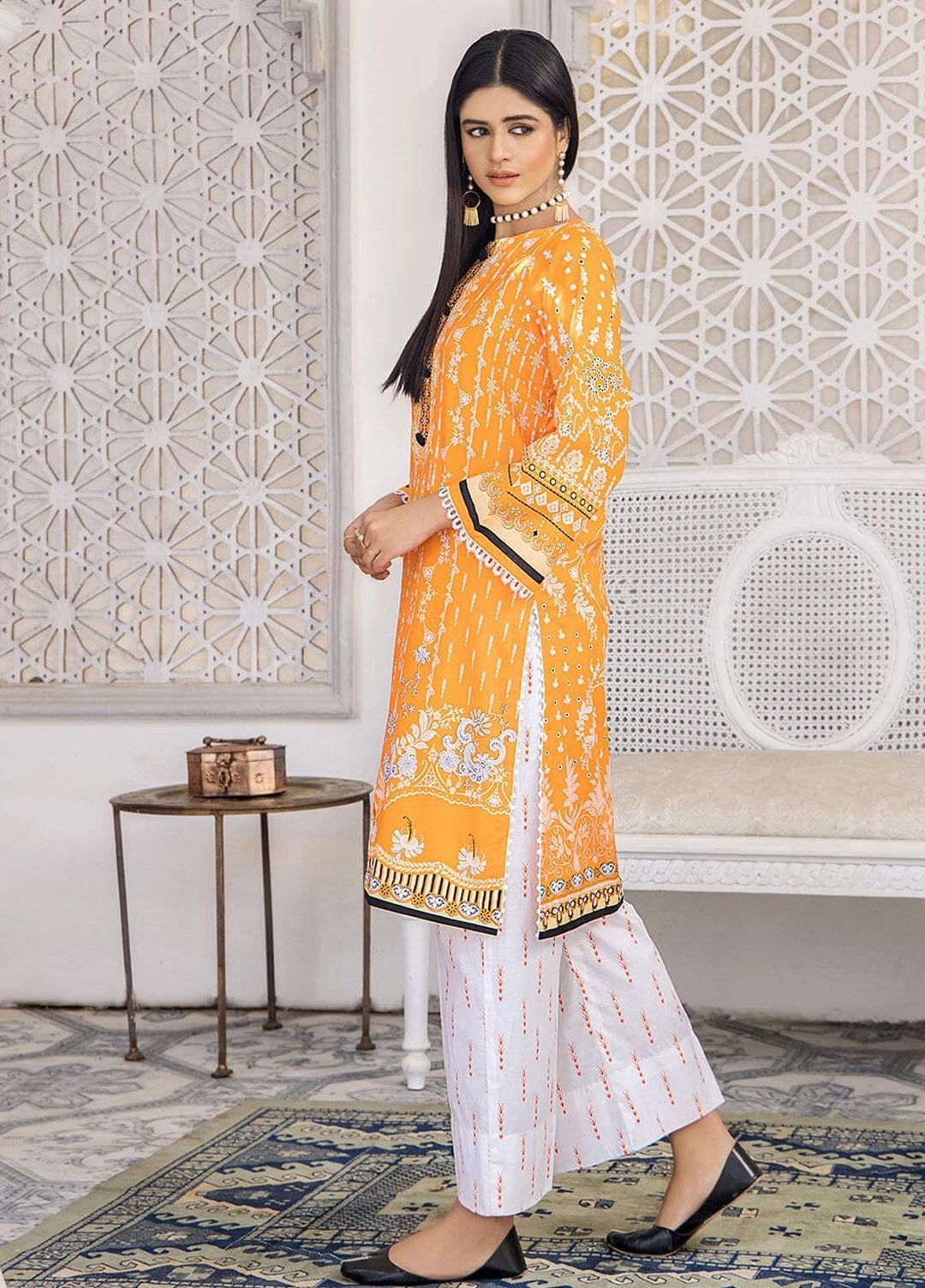 Nureh By Khas Printed Lawn Suits Unstitched 2 Piece KHS23N RKT-1707 - Summer Collection