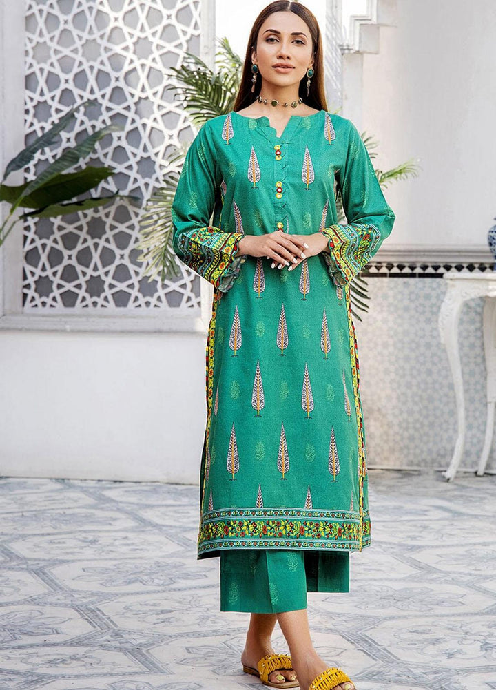 Nureh By Khas Printed Lawn Suits Unstitched 2 Piece KHS23N RKT-1708 - Summer Collection