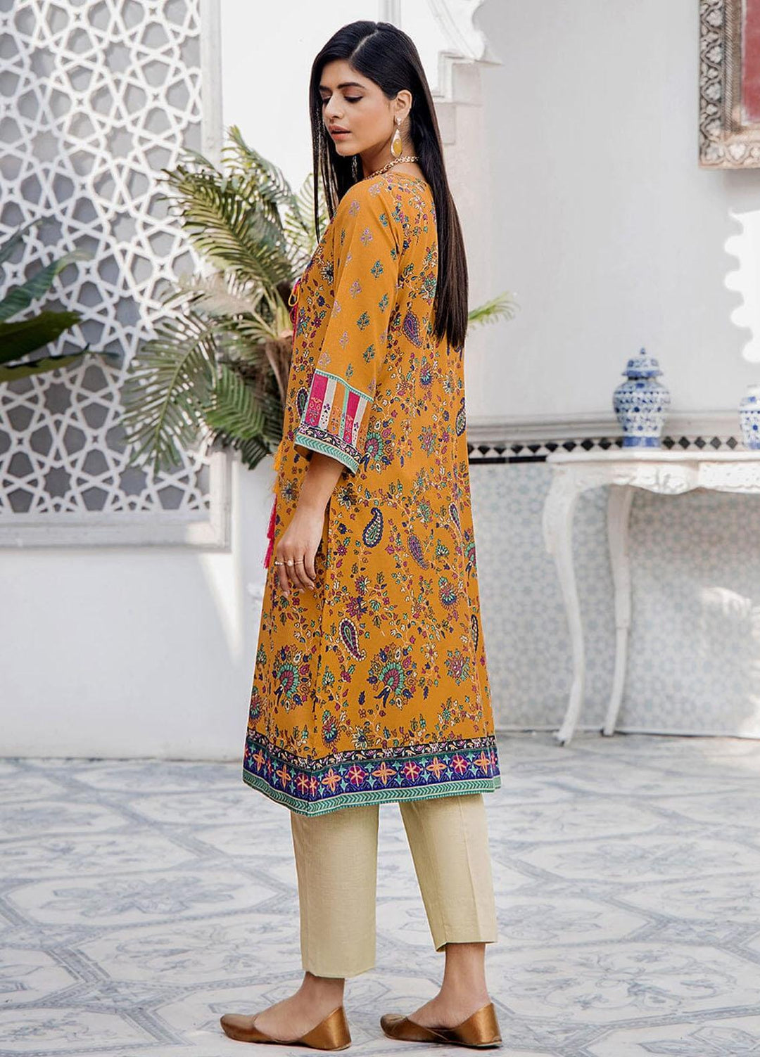Nureh By Khas Printed Lawn Suits Unstitched 2 Piece KHS23N RKT-1711 - Summer Collection
