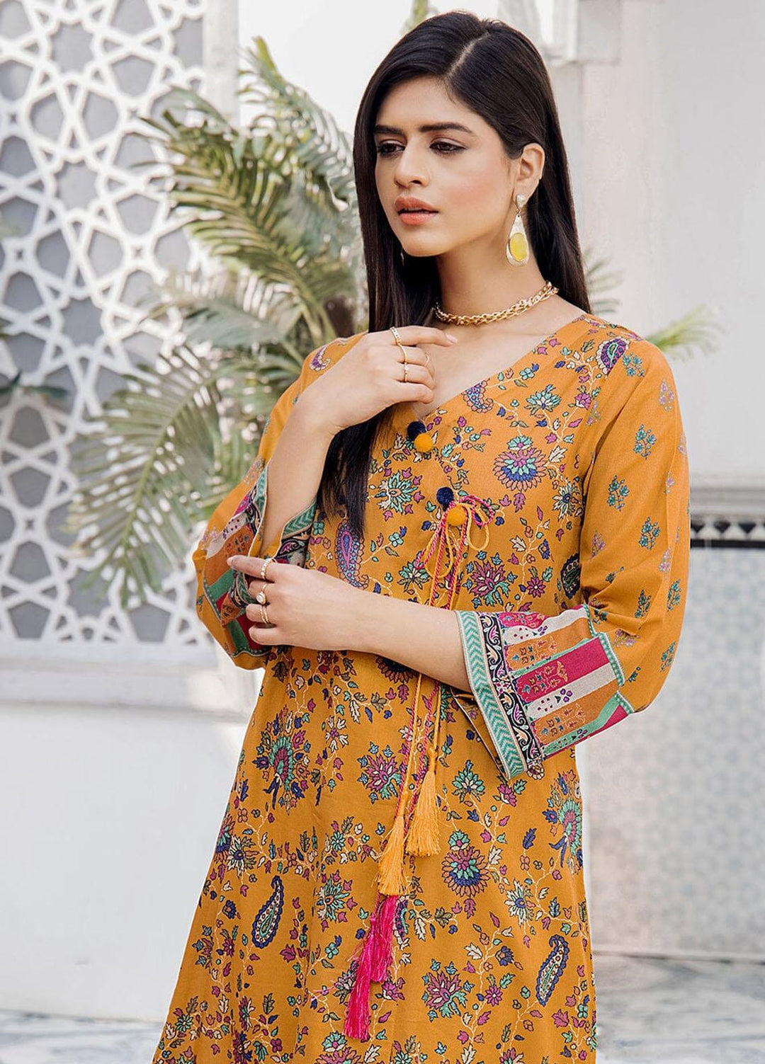 Nureh By Khas Printed Lawn Suits Unstitched 2 Piece KHS23N RKT-1711 - Summer Collection