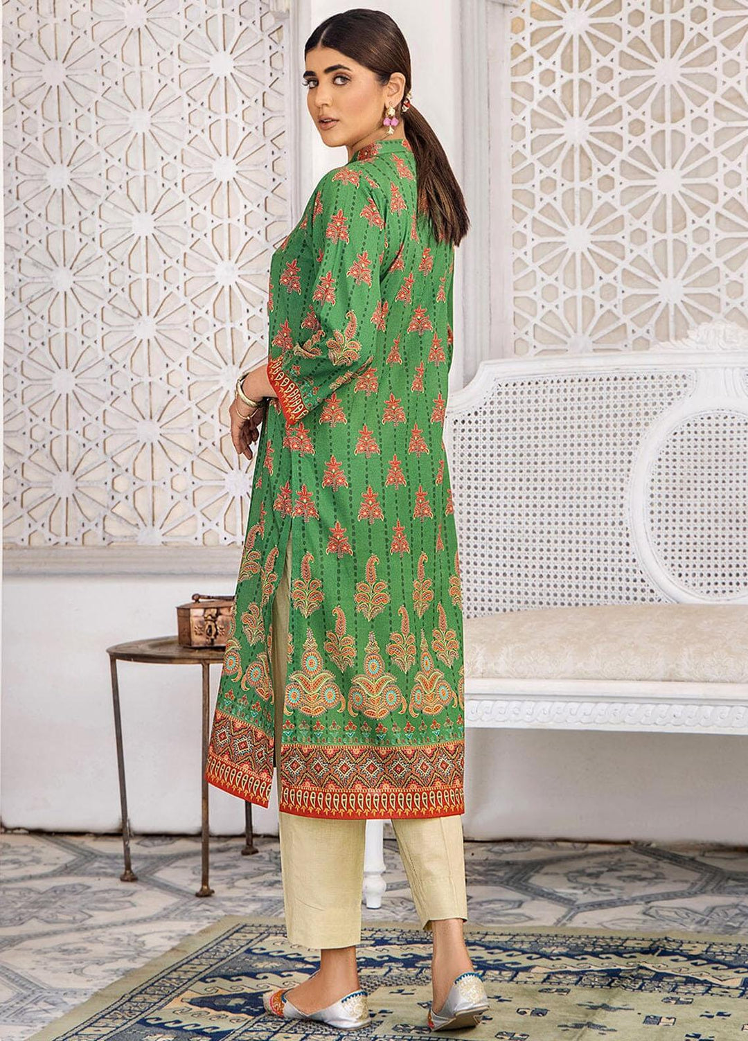 Nureh By Khas Printed Lawn Suits Unstitched 2 Piece KHS23N RKT-1713 - Summer Collection