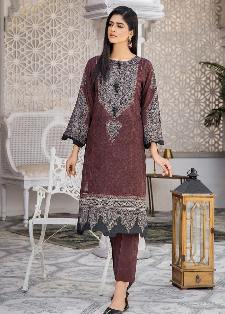Nureh By Khas Printed Lawn Suits Unstitched 2 Piece KHS23N RKT-1715 - Summer Collection