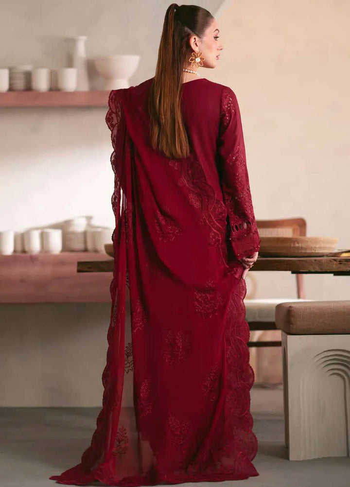 Nureh Chikankari Karandi Suit Unstitched 3 Piece NU24EK NE-104 - Winter Collection