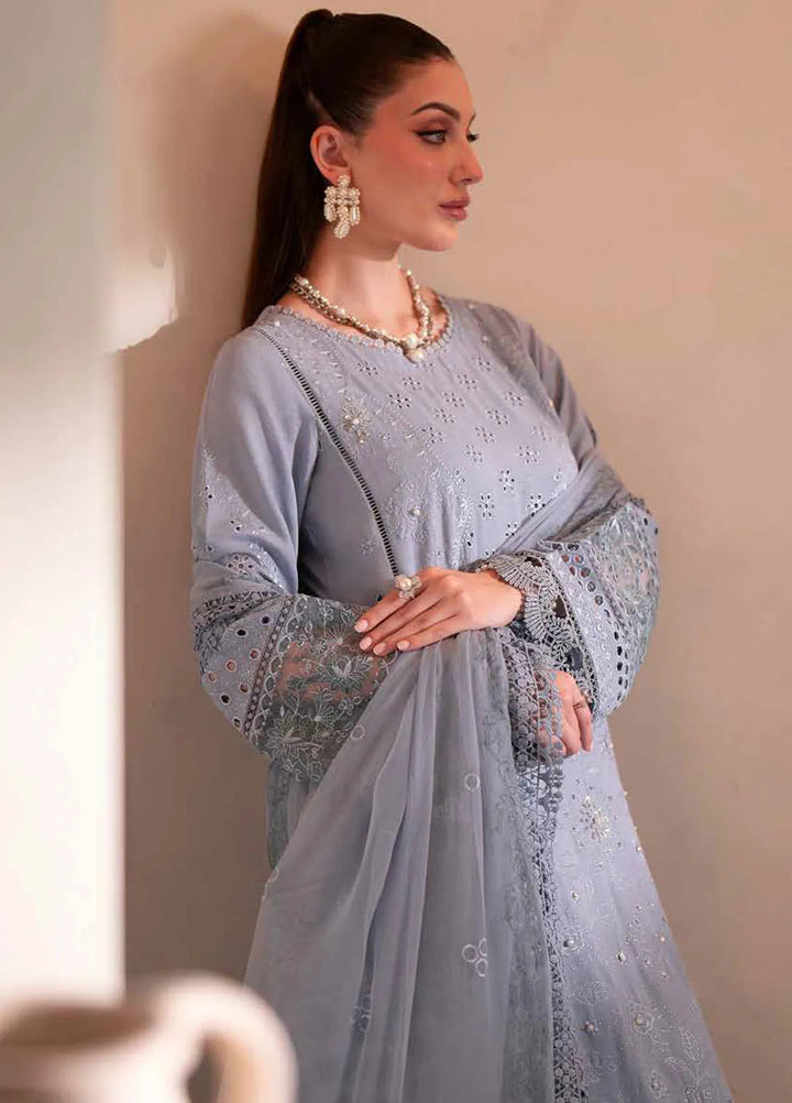 Nureh Embroidered Karandi Suit Unstitched 3 Piece NU24EK NE-103 - Winter Collection