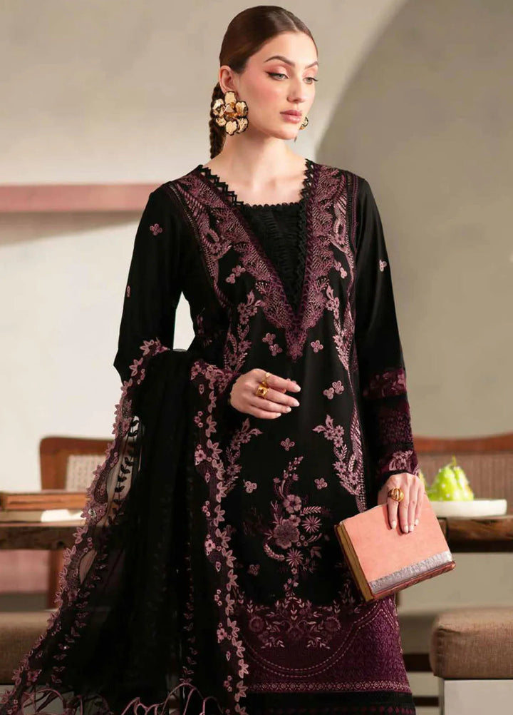 Nureh Embroidered Karandi Suit Unstitched 3 Piece NU24EK NE-105 - Winter Collection