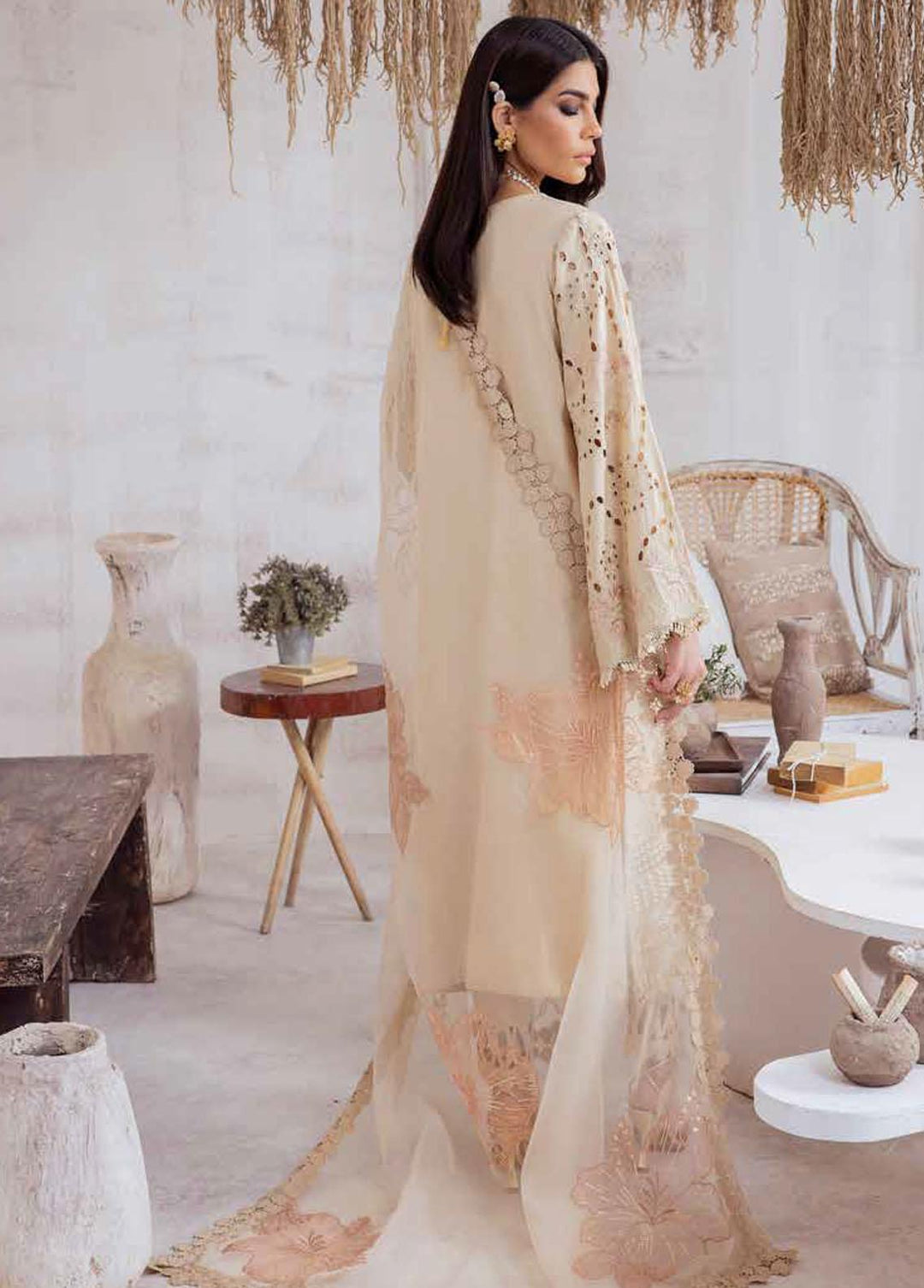 Nureh Embroidered Karandi Suits Unstitched 3 Piece NU23EK NE-41 - Winter Collection