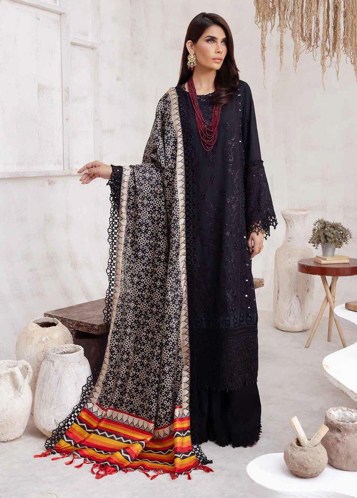 Nureh Embroidered Karandi Suits Unstitched 3 Piece NU23EK NE-46 - Winter Collection