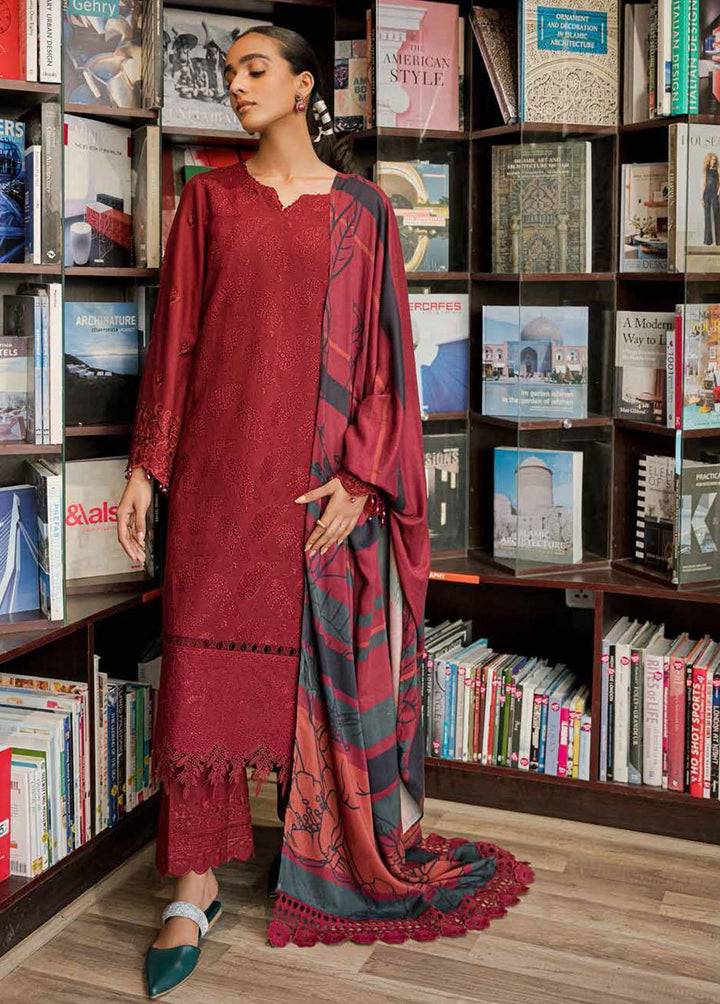 Girl Glam By Nureh Embroidered Chikankari Suits Unstitched 3 Piece NU22GG NU2-74 - Winter Collection
