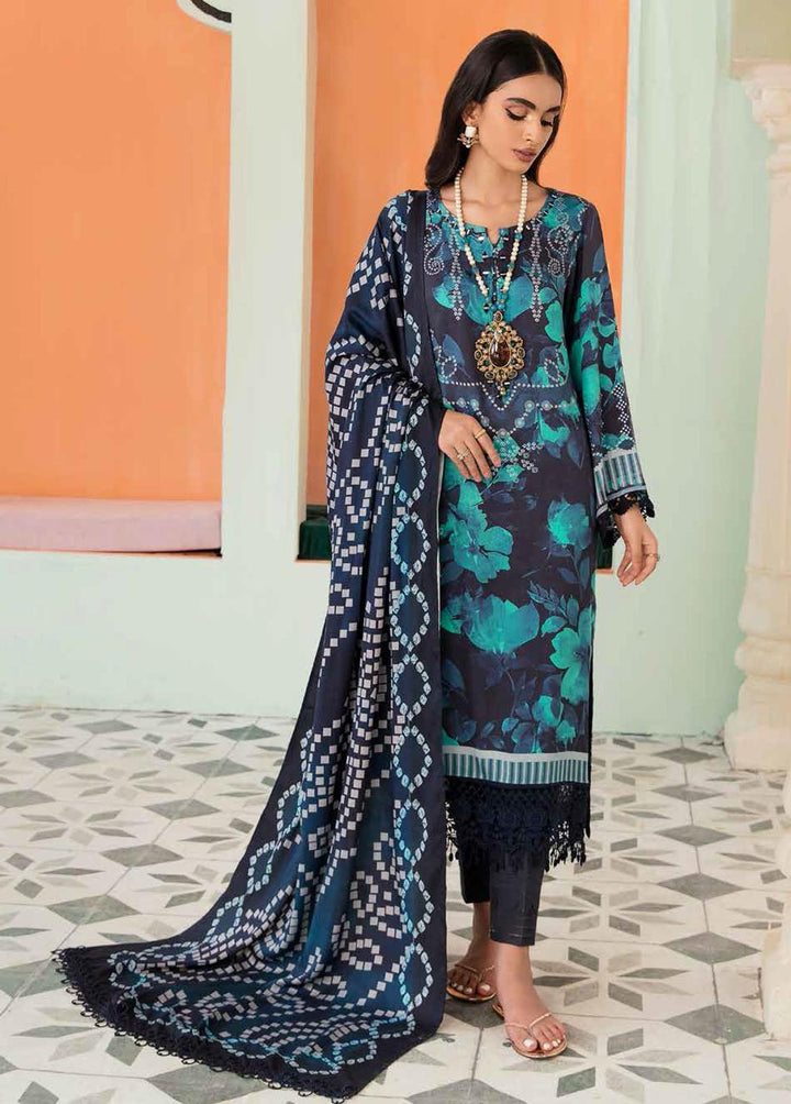 Nureh Printed Marina Suits Unstitched 3 Piece NU22FW SP-20 - Winter Collection
