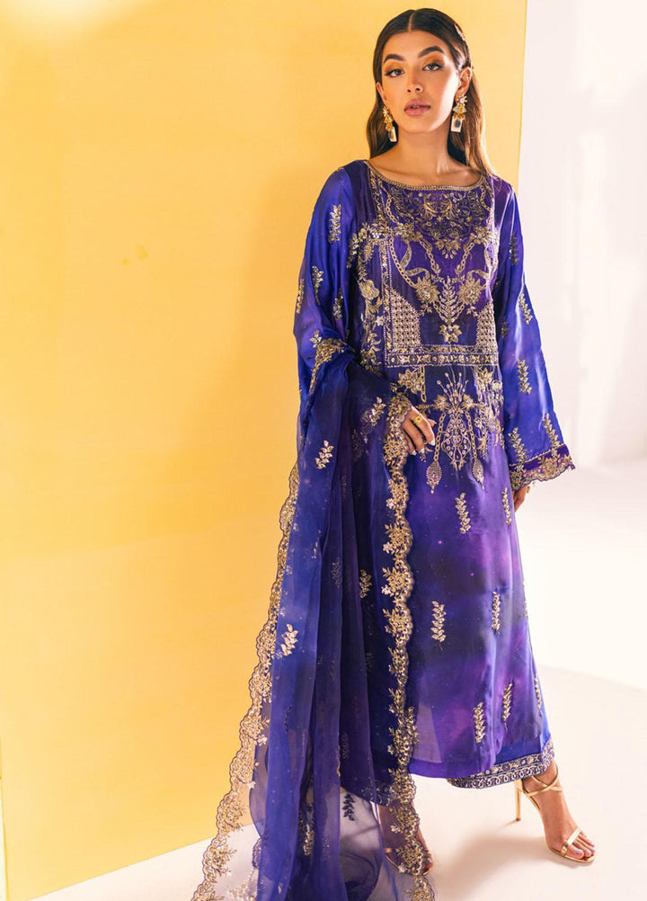 Nureh Embroidered Silk Suits Unstitched 3 Piece NU23TSL S-02 - Formal Collection