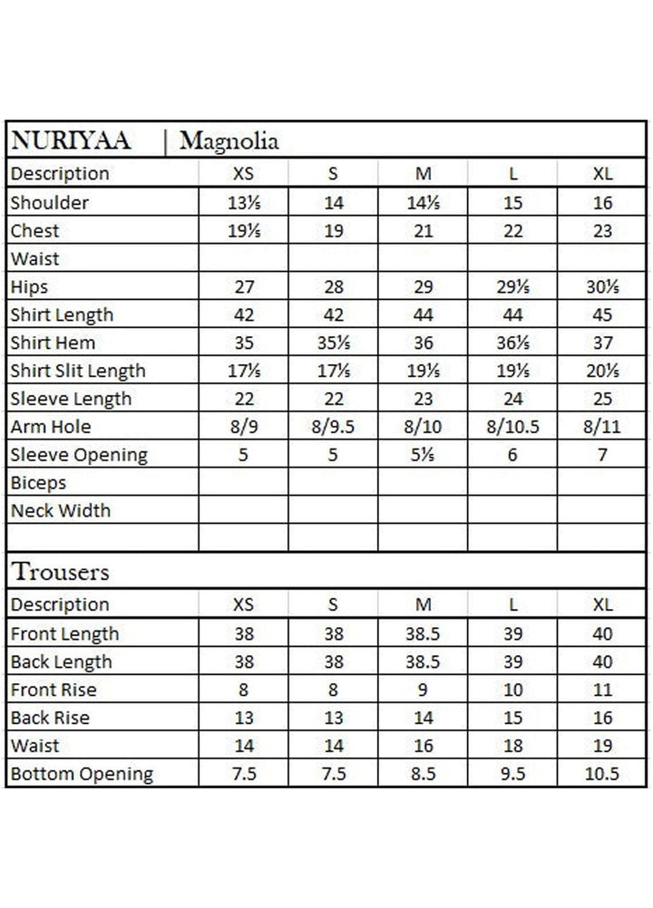 Nuriyaa Casual Pret  Lawn 2 Piece Suit NR22IM MAGNOLIA