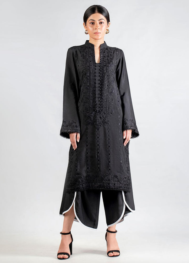 Nuriyaa Pret Casual Lawn Shirt NR21N Noir 02
